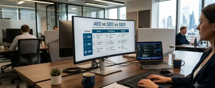 AEO vs SEO vs GEO